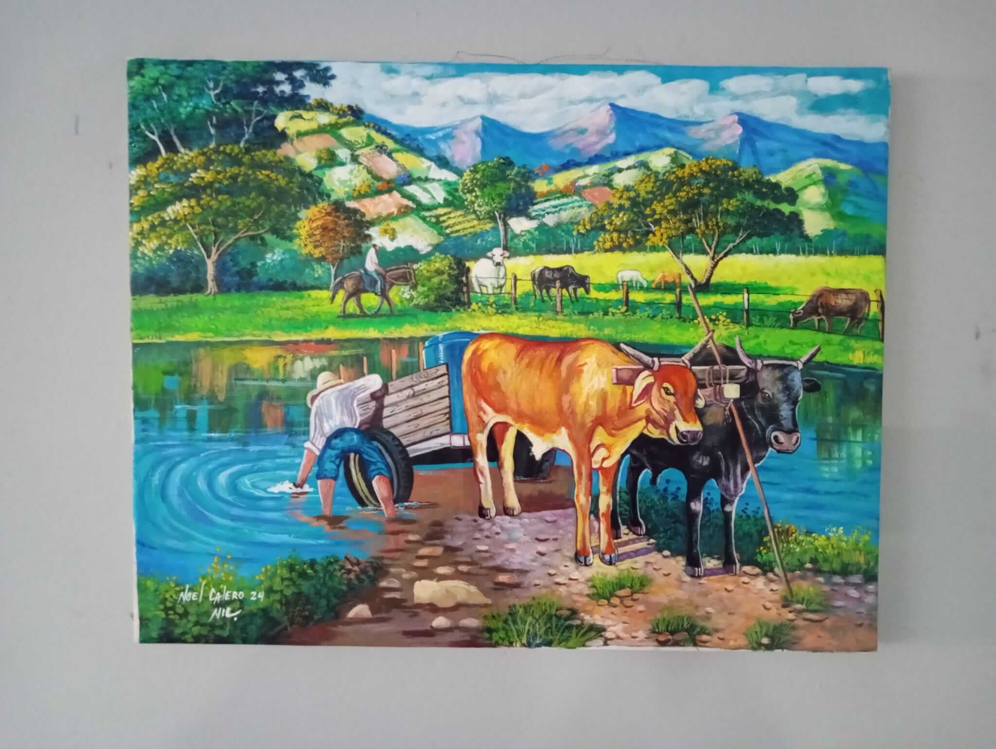 Crossing the River by Noel Calero